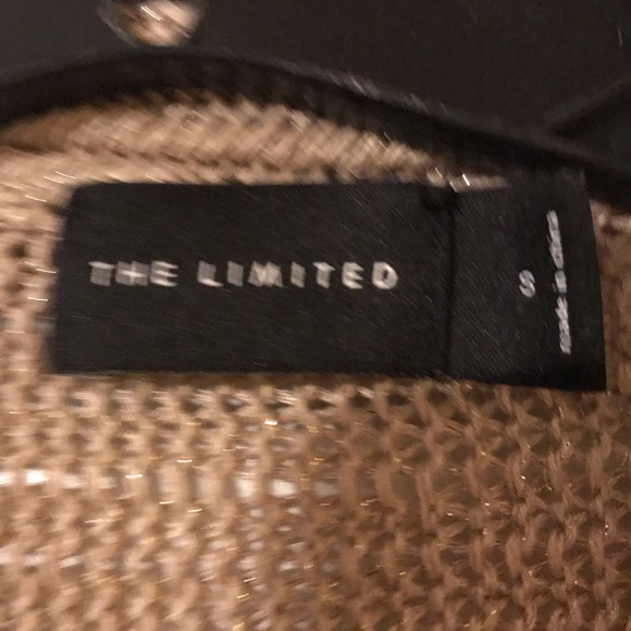 The Limited Camel with som sparkle crop sweater S - Picture 2 of 3